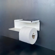 Roll & Scroll – WC-Papierhalter mit Ablage, Rolle rechts